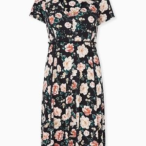 Black Midi Torrid Dress